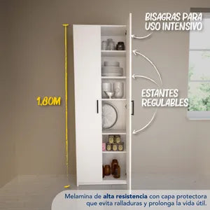 Despensero 2 Maxi Puertas Centro Estant DIS4 Blanco