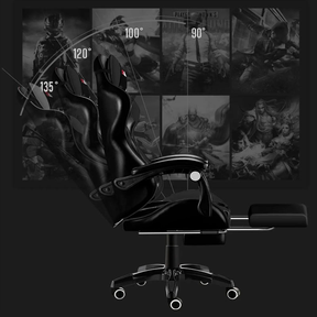 Silla Gamer Vidita Gx2000 Ergonómica Presidencial Reclinable Con Reposapiés Videojuego Pc Profesional